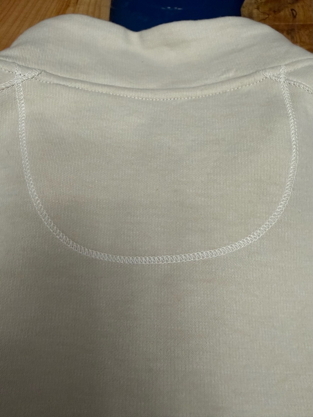 Tommy Bahama Men’s XL Cream 1/4 Zip Pullover Sweatshirt Coastal Marlin - Picture 12 of 12